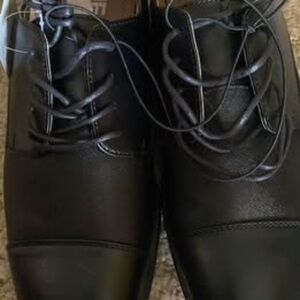 JF J.Ferrar Black Oxford Derby Shoes